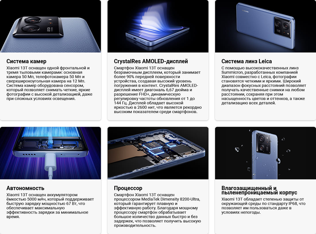 Xiaomi 13T купить в hi-store в Самаре Xiaomi 13T купить в hi-store